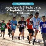 Anunciaron la 5ª fecha de las Olimpiadas Escolares de Atletismo