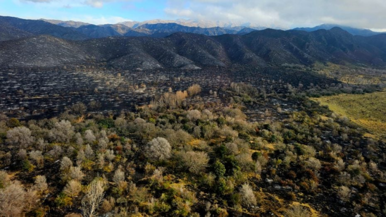 El incendio en Estancia Grande está prácticamente controlado y solo permanece un foco activo en una zona de difícil acceso