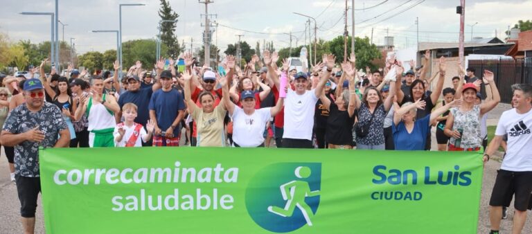 La Municipalidad de San Luis realizó la última Correcaminata Saludable del 2025