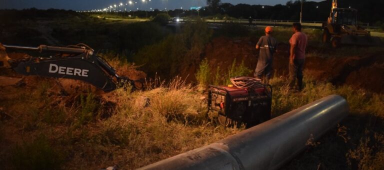 Finalizó la reparación del Acueducto Sur y comenzó el restablecimiento del servicio de agua potable