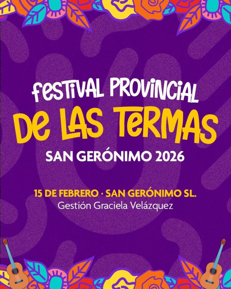 San Gerónimo se prepara para el 22° Festival de las Aguas Termales