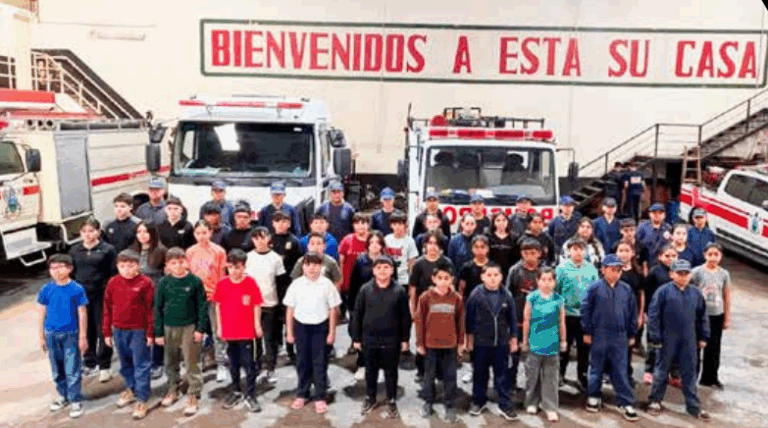 “El Fortín” formará a 18 niñas para que se conviertan en futuras bomberas