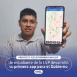 Un alumno de la ULP dio sus primeros pasos profesionales y desarrolló una app para el Gobierno