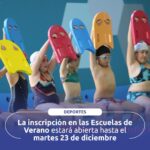 La inscripción en las Escuelas de Verano estará abierta hasta el martes 23 de diciembre