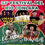 El Festival del Río Conlara celebra 33 años de música, tradición y turismo
