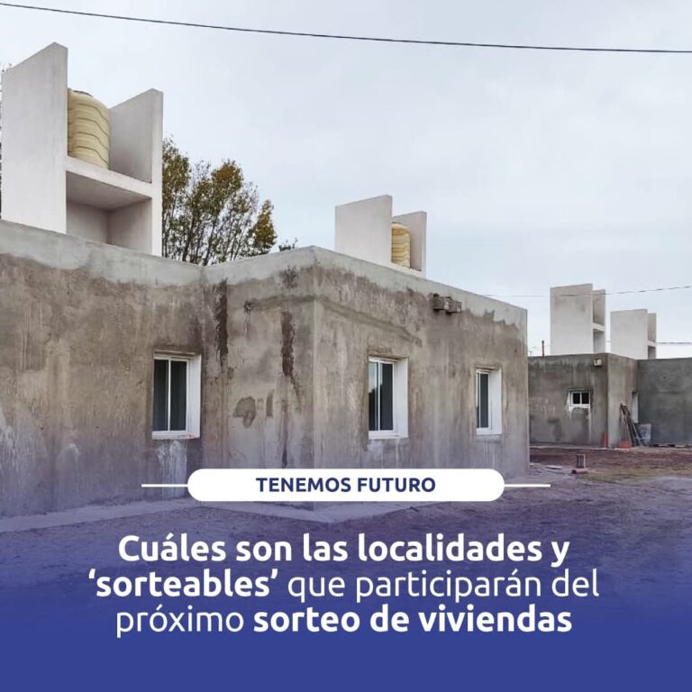 Cuáles son las localidades y ‘sorteables’ que participarán del próximo sorteo de ‘Tenemos Futuro’