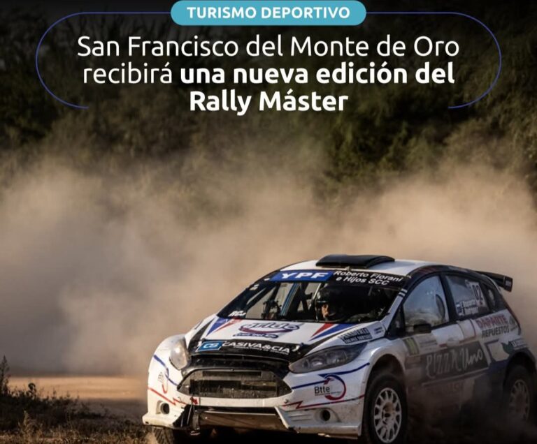 San Francisco del Monte de Oro recibirá una nueva edición del Rally Máster