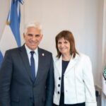 La ministra Patricia Bullrich recibió al gobernador Claudio Poggi