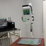 La primera radiografía realizada por el CCVS fue destinada a un lechuzón orejudo