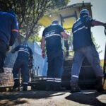 Poggi acompañó al intendente Hissa en otro acto del plan ‘Mejorando tu Cuadra’