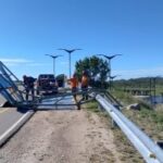 El Ente Control de Rutas y Vialidad Provincial despejan rutas y autopistas