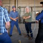 El gobernador Poggi visitó a la comunidad menonita en su reducto agroindustrial