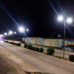 La iluminación del Corredor Vial alcanza el 90% de su avance