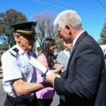 Poggi encabezó el acto por el 167° aniversario de la Policía de San Luis