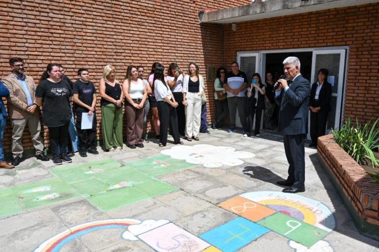 Poggi inauguró la ampliación del ISEeI de Santa Rosa del Conlara