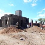 Los revoques comienzan a cubrir las nuevas viviendas de la ciudad de San Luis