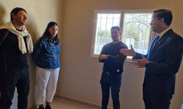 Las familias de Concarán serán las primeras que tendrán su casa por autoconstrucción
