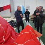 Poggi participó de la inauguración de la primera fábrica de globos aerostáticos del país