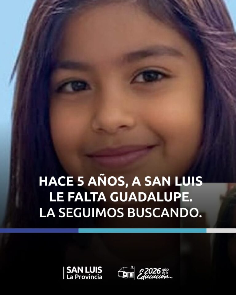 La Provincia aumentó a $20 millones la recompensa para quien aporte datos del paradero de Guadalupe