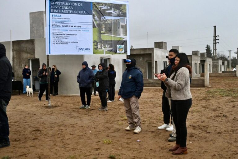 El 5 de noviembre, diez familias de Fraga cumplirán el sueño de la casa propia