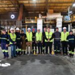 Poggi visitó Saint-Gobain y destacó el crecimiento de la industria y las inversiones en San Luis