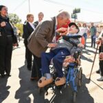 Poggi acompañó a Hissa en la inauguración de repavimentación y mejoras en el barrio Pringles