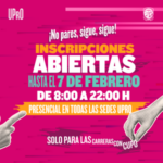 La UPrO extiende las inscripciones hasta el 7 de febrero